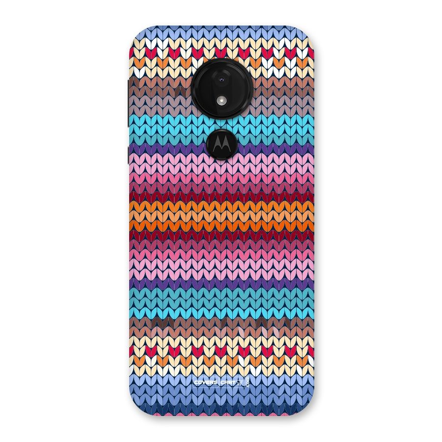 Woolen Back Case for Moto G7 Power