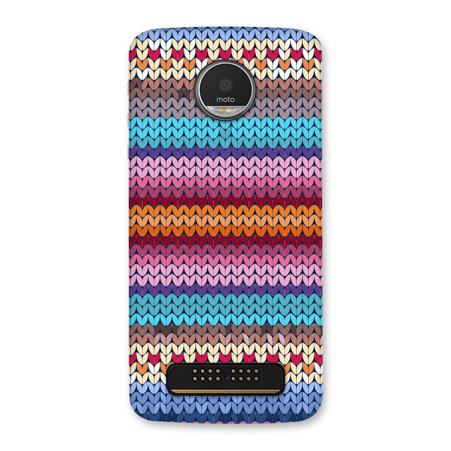 Woolen Back Case for Moto Z Play