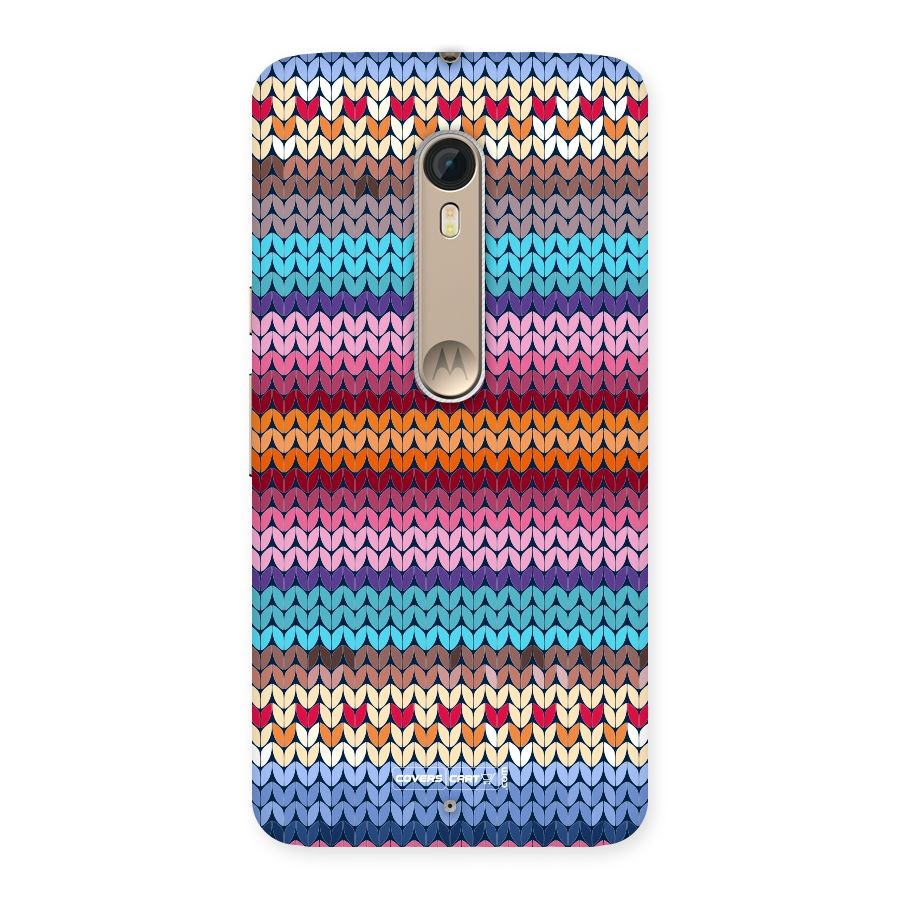 Woolen Back Case for Motorola Moto X Style