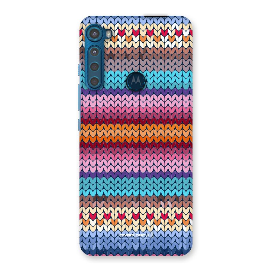 Woolen Back Case for Motorola One Fusion Plus