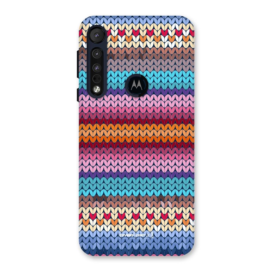 Woolen Back Case for Motorola One Macro