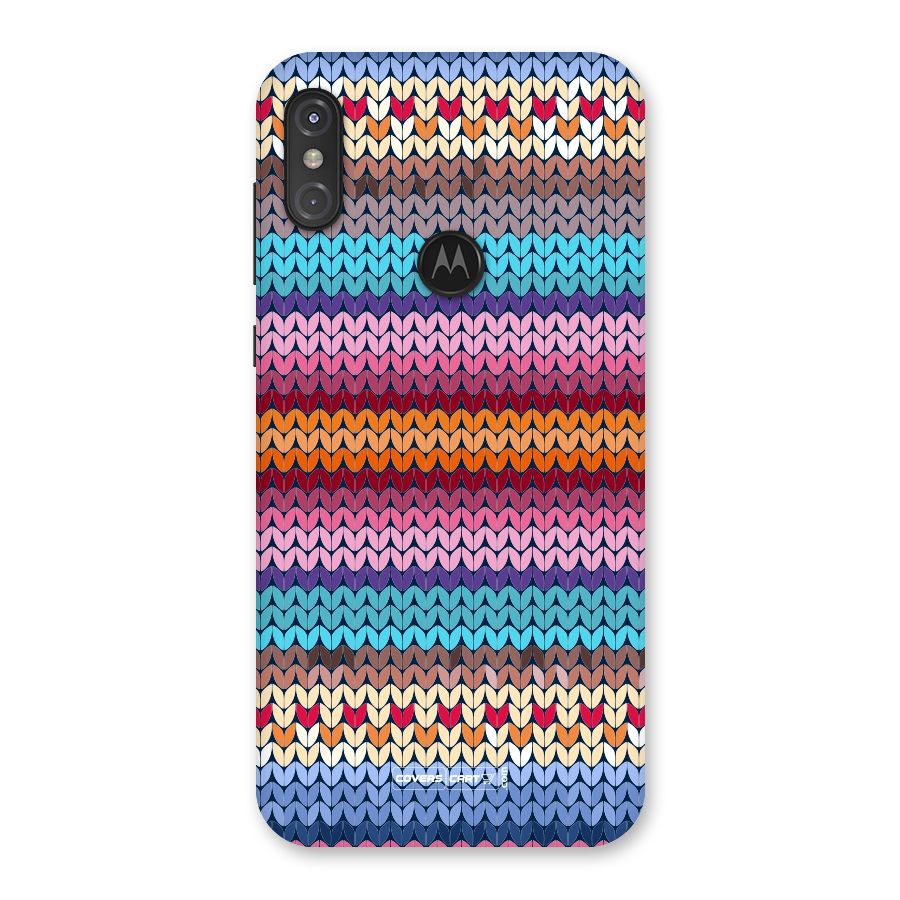 Woolen Back Case for Motorola One Power