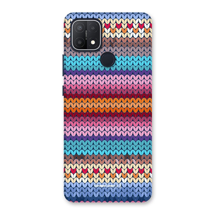 Woolen Back Case for Oppo A15