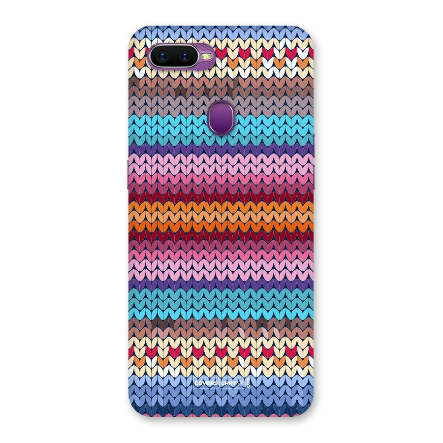 Woolen Back Case for Oppo F9