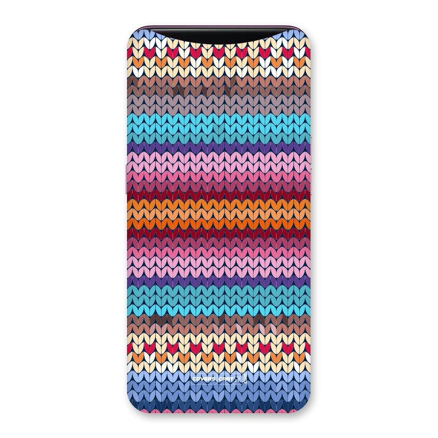 Woolen Back Case for Oppo Find X