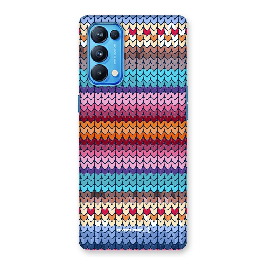 Woolen Back Case for Oppo Reno5 Pro 5G