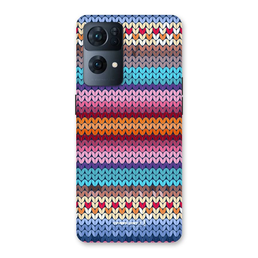 Woolen Back Case for Oppo Reno7 Pro 5G