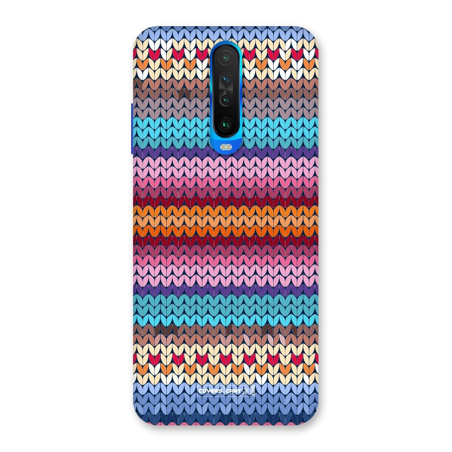 Woolen Back Case for Poco X2