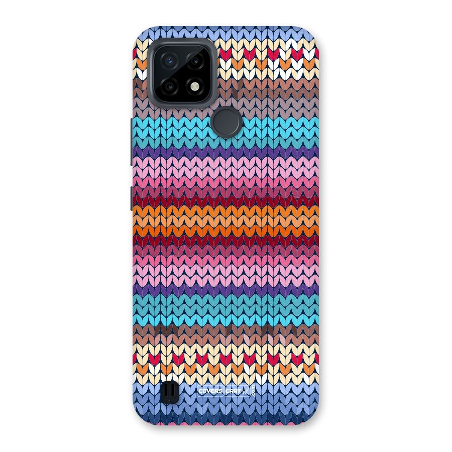Woolen Back Case for Realme C21