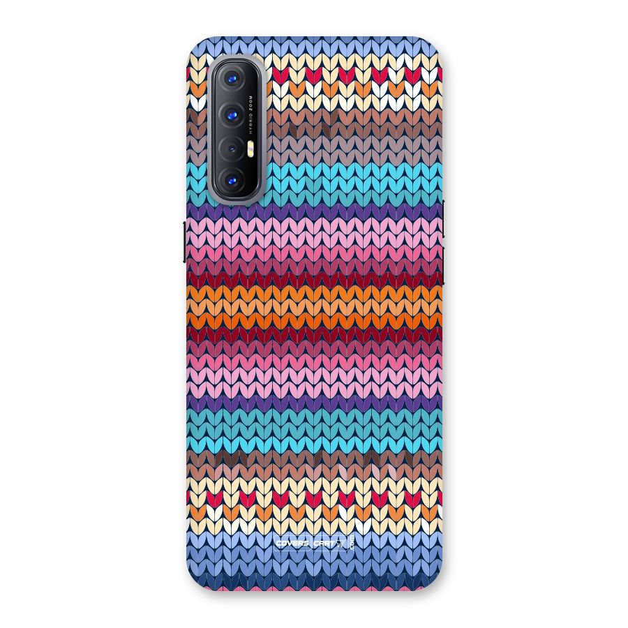 Woolen Back Case for Reno3 Pro