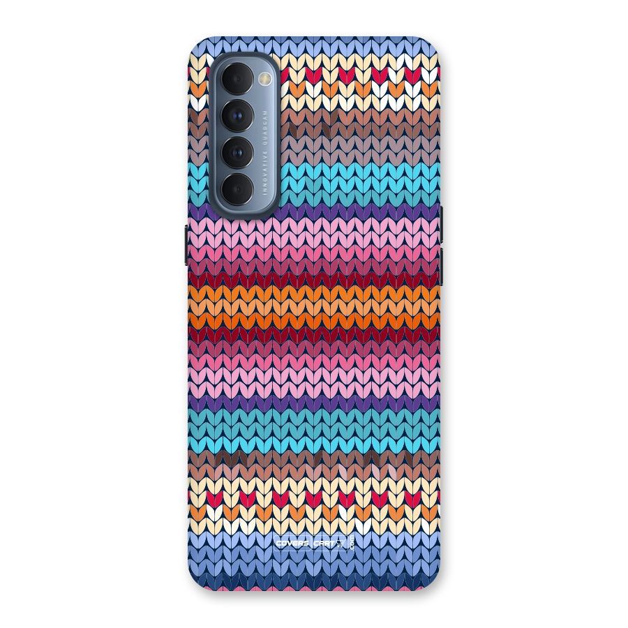 Woolen Back Case for Reno4 Pro