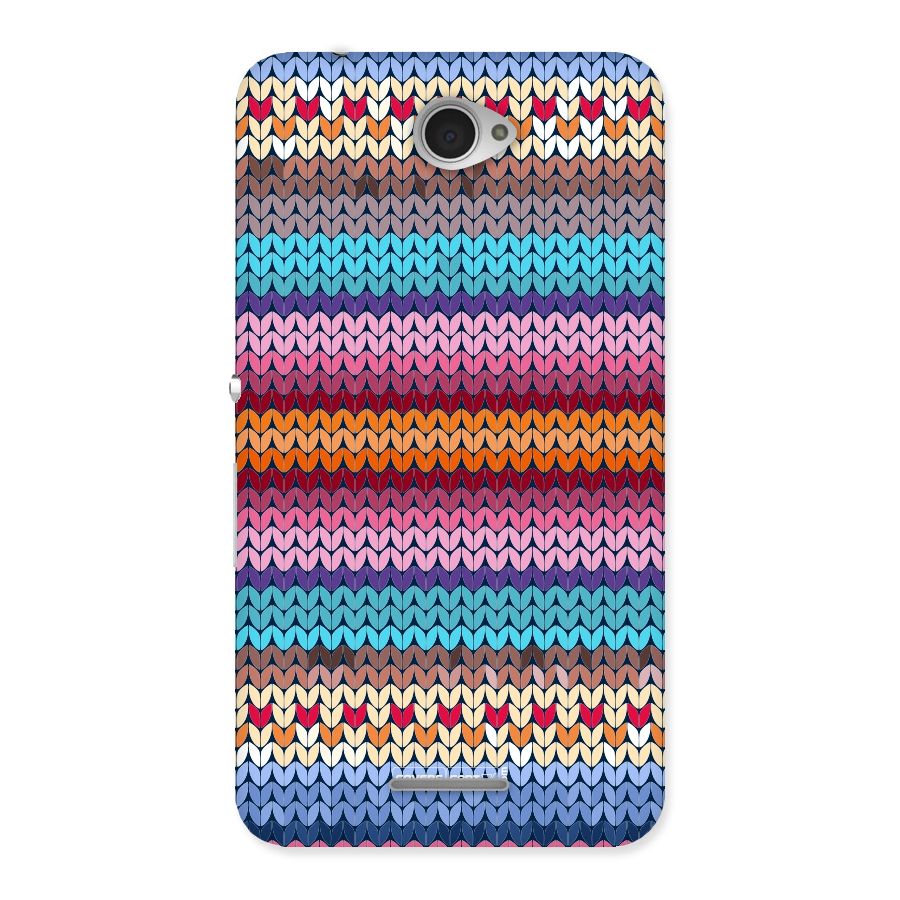 Woolen Back Case for Sony Xperia E4
