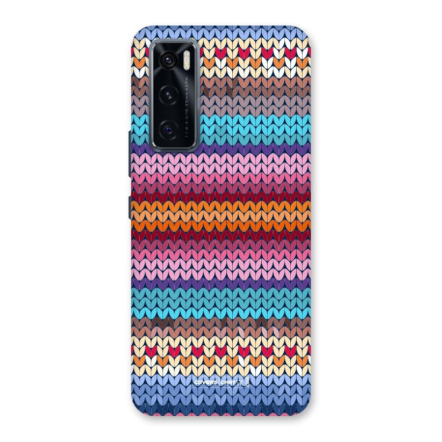 Woolen Back Case for Vivo V20 SE