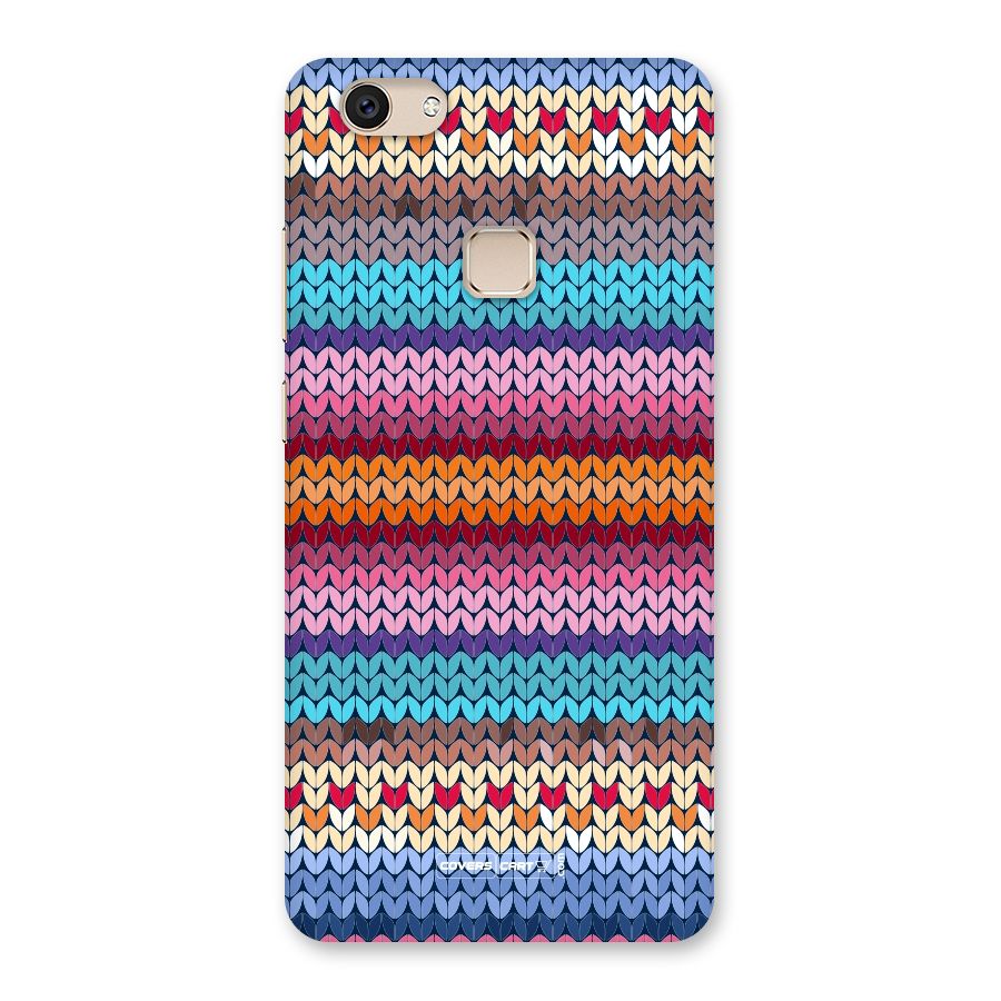 Woolen Back Case for Vivo V7