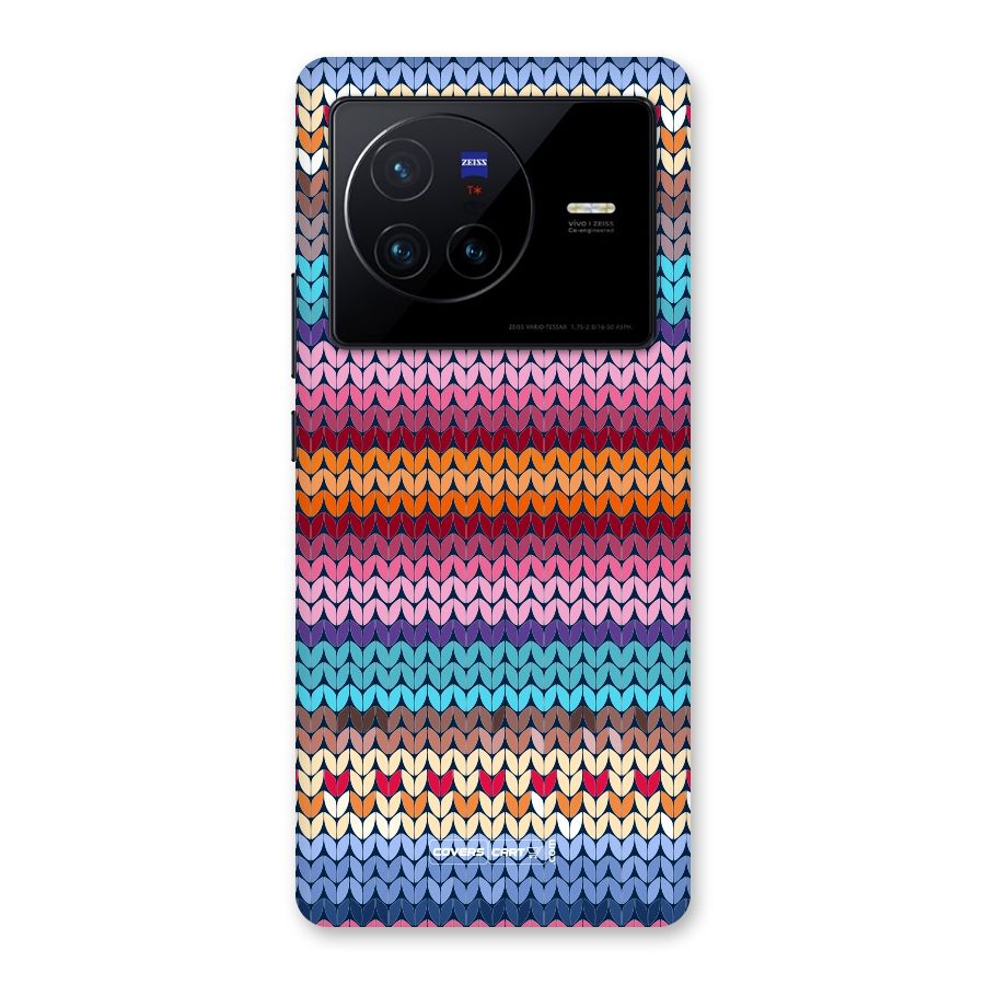 Woolen Back Case for Vivo X80