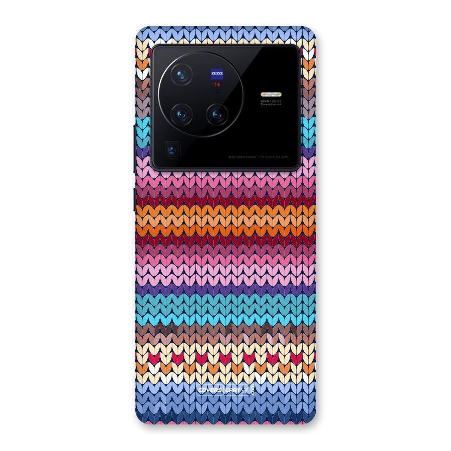 Woolen Back Case for Vivo X80 Pro
