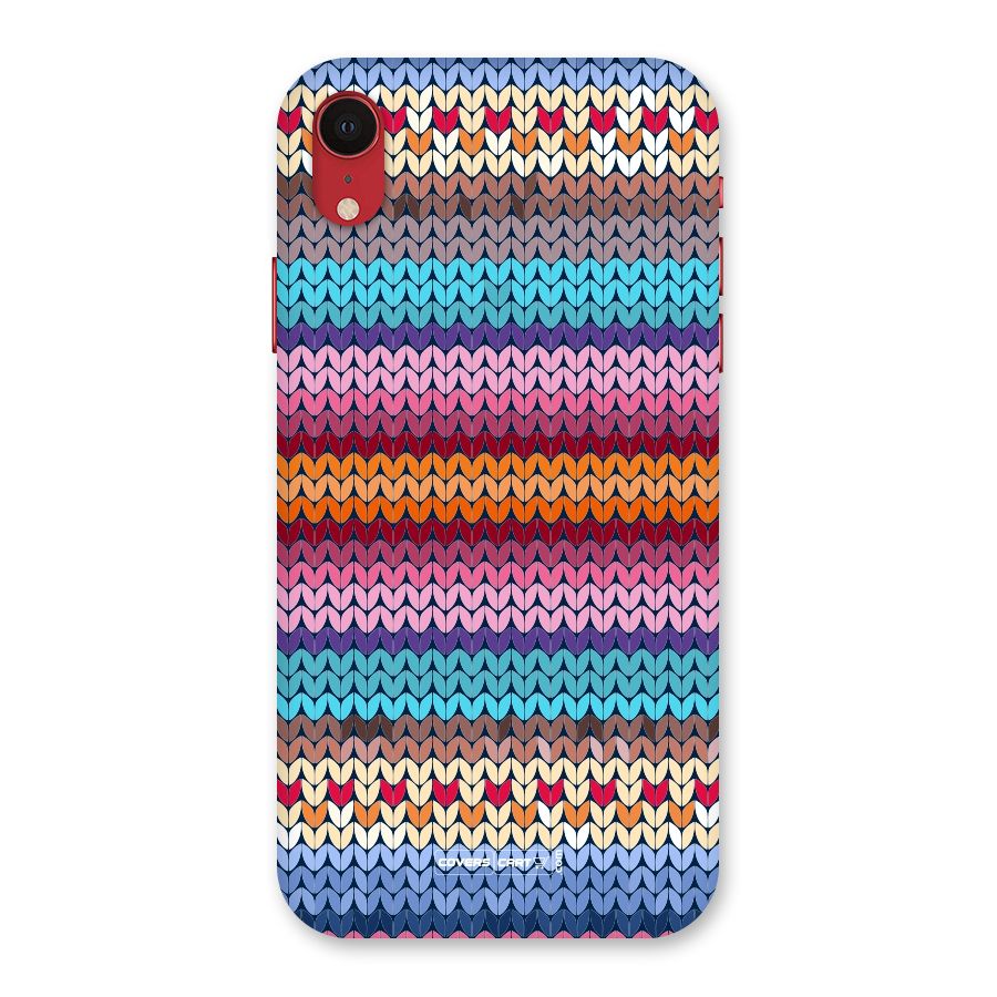 Woolen Back Case for iPhone XR