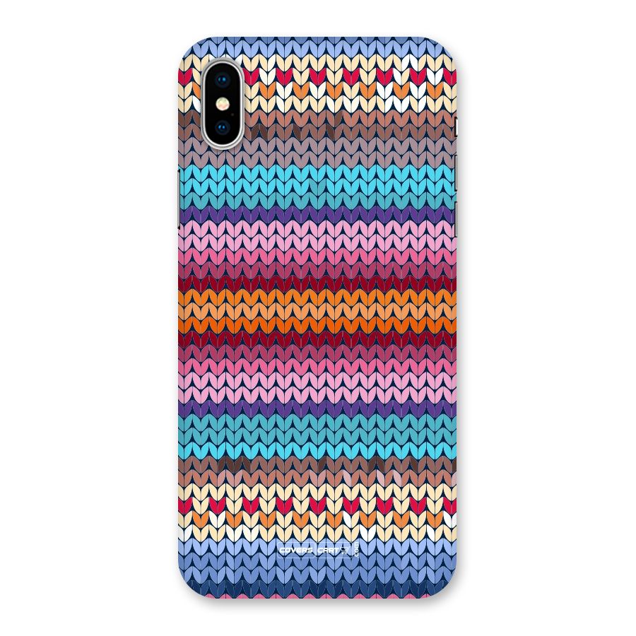 Woolen Back Case for iPhone XS