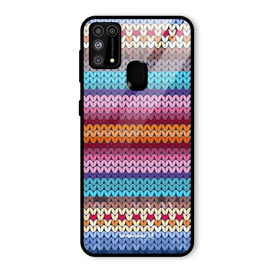 Woolen Glass Back Case for Galaxy F41