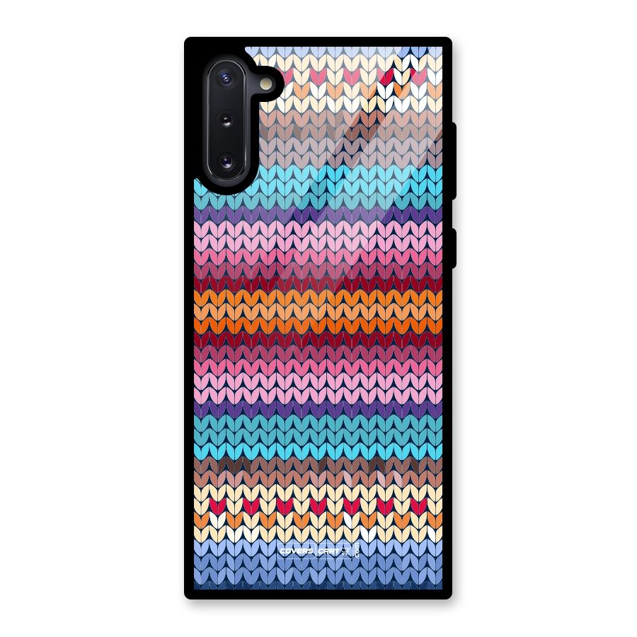 Woolen Glass Back Case for Galaxy Note 10