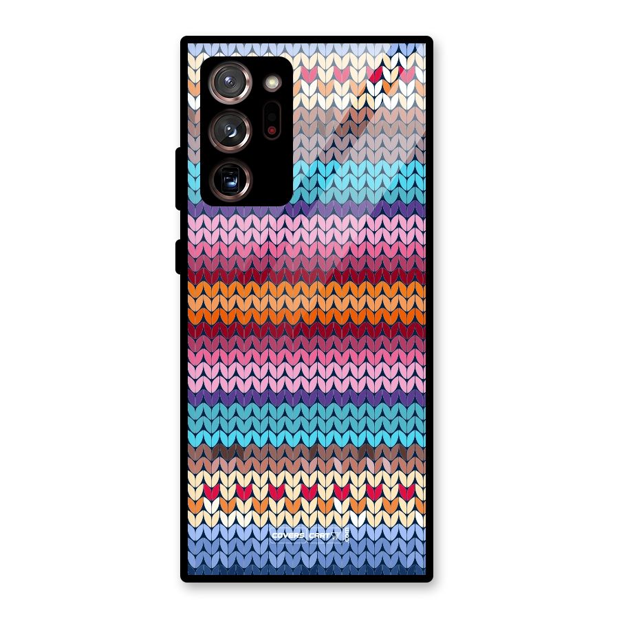 Woolen Glass Back Case for Galaxy Note 20 Ultra 5G