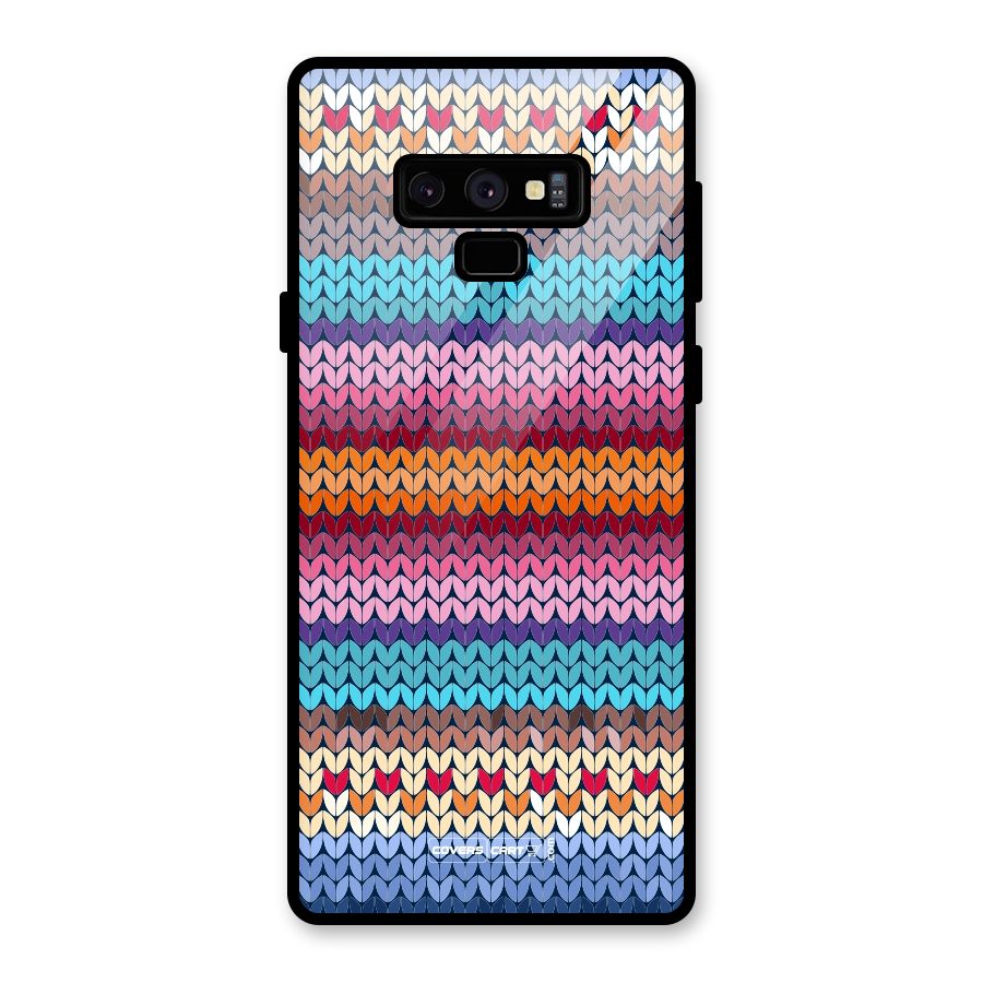 Woolen Glass Back Case for Galaxy Note 9