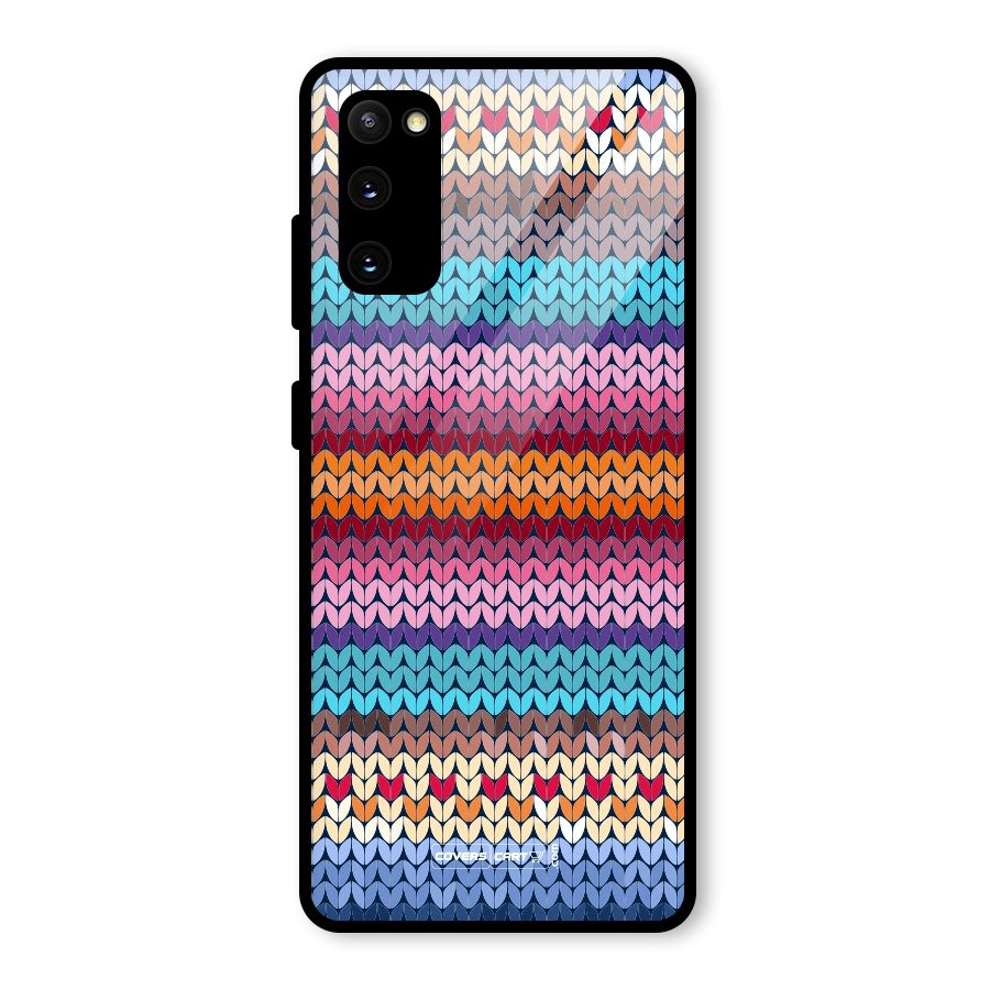 Woolen Glass Back Case for Galaxy S20 FE