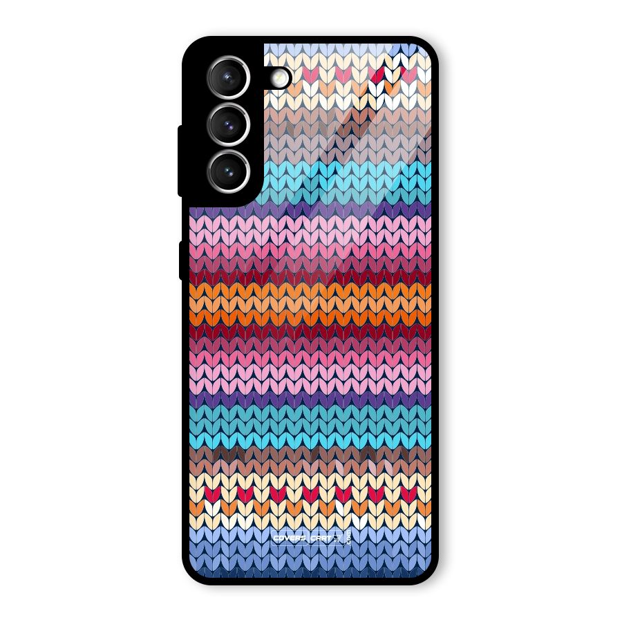 Woolen Glass Back Case for Galaxy S21 5G