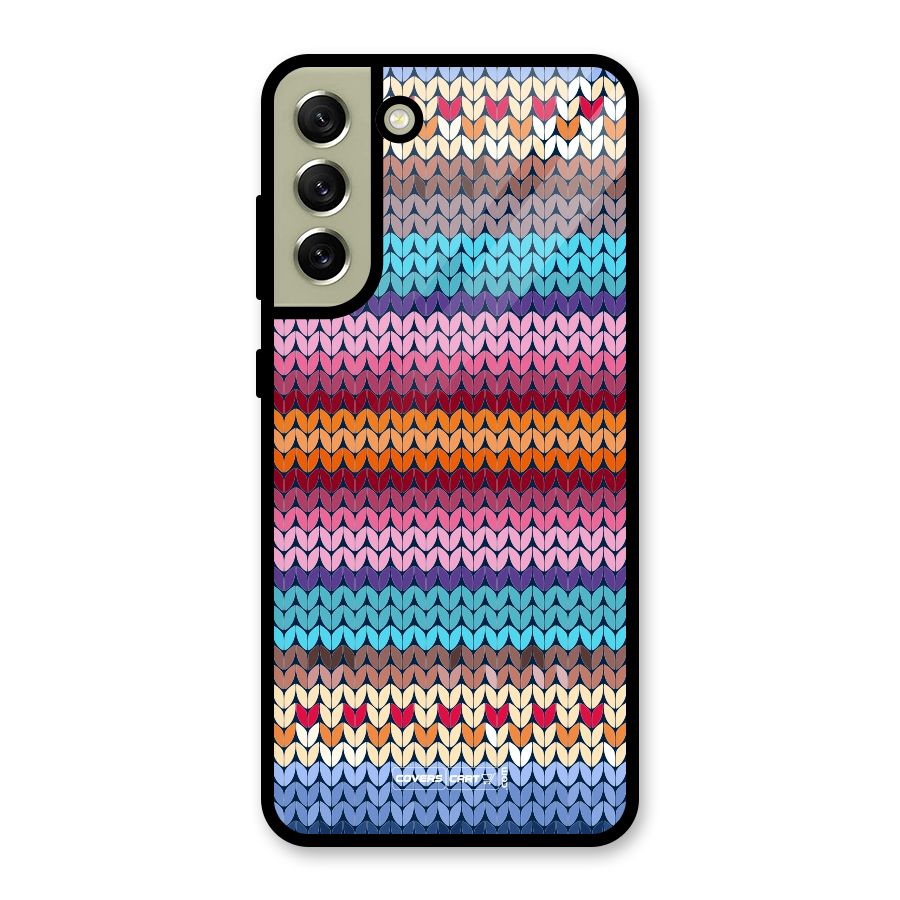 Woolen Glass Back Case for Galaxy S21 FE 5G