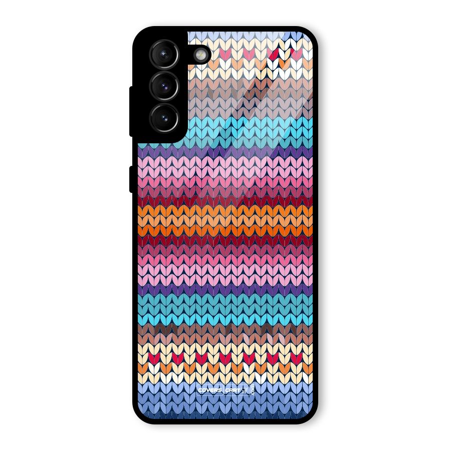 Woolen Glass Back Case for Galaxy S21 Plus