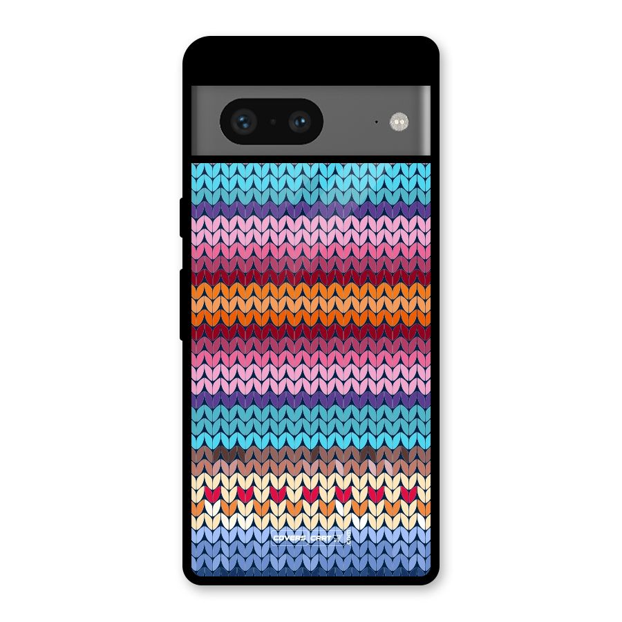Woolen Glass Back Case for Google Pixel 7