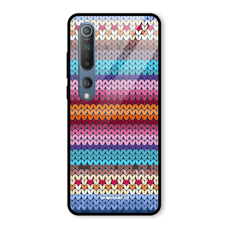 Woolen Glass Back Case for Mi 10