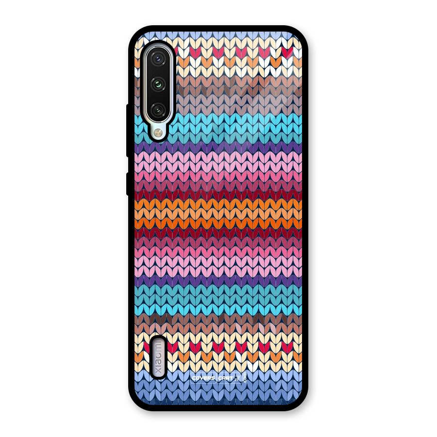 Woolen Glass Back Case for Mi A3