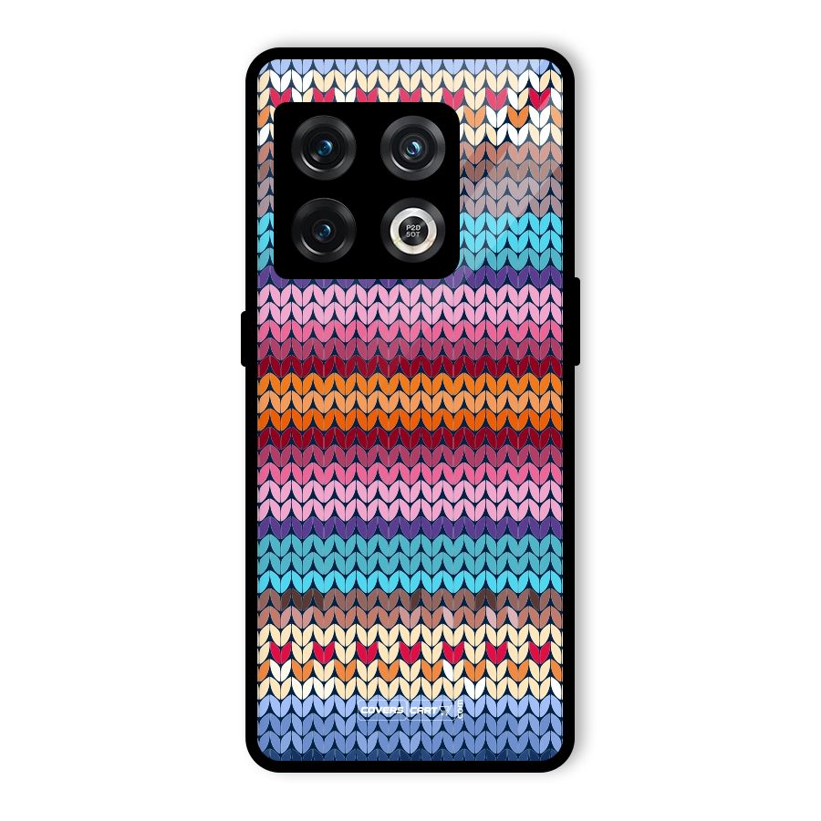 Woolen Glass Back Case for OnePlus 10 Pro 5G