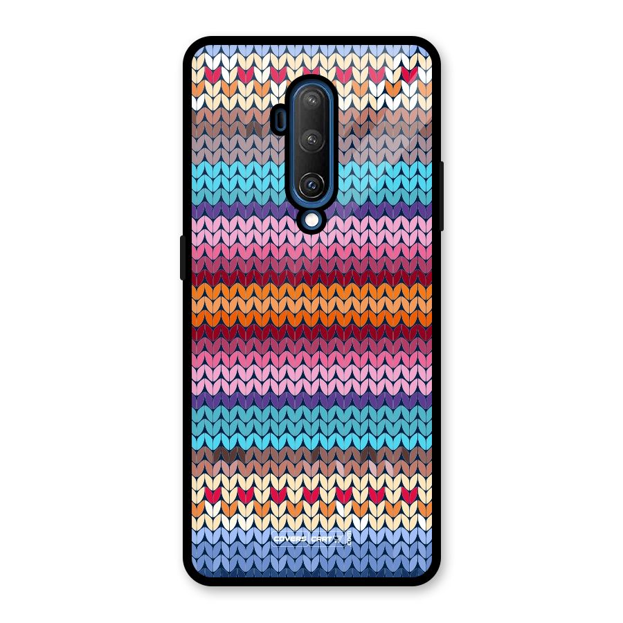 Woolen Glass Back Case for OnePlus 7T Pro