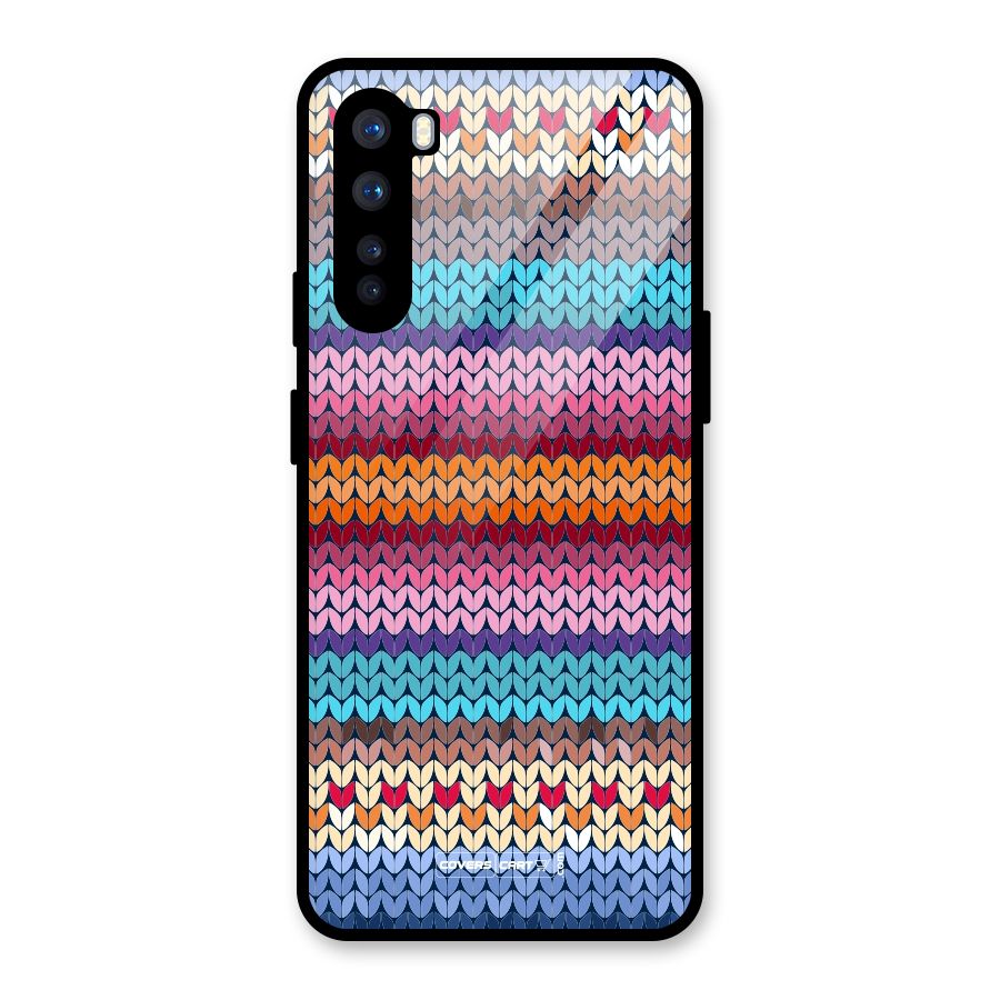 Woolen Glass Back Case for OnePlus Nord