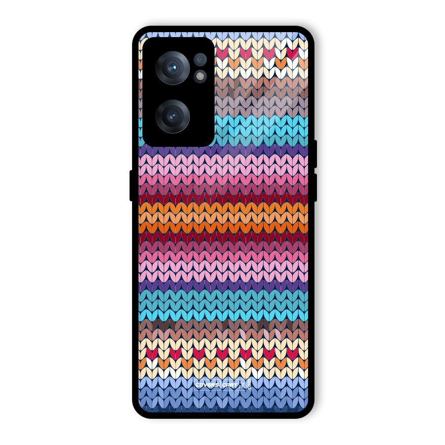 Woolen Glass Back Case for OnePlus Nord CE 2 5G