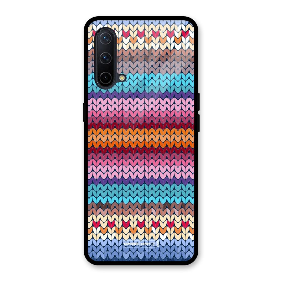 Woolen Glass Back Case for OnePlus Nord CE 5G