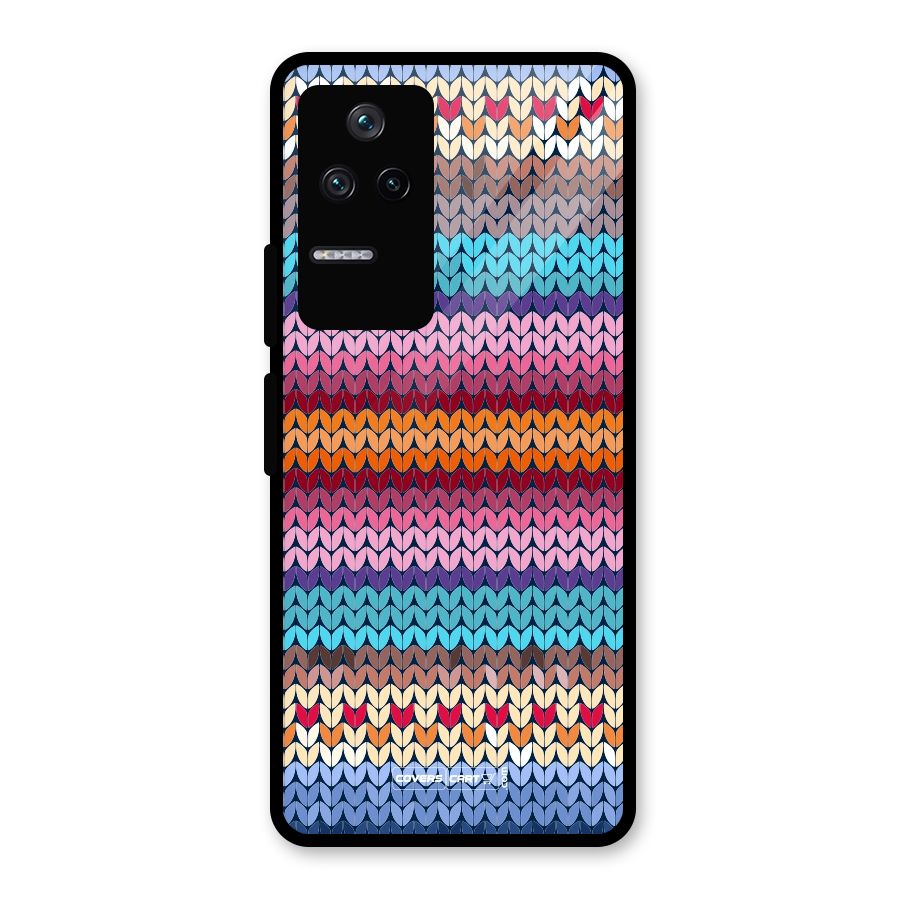 Woolen Glass Back Case for Poco F4 5G