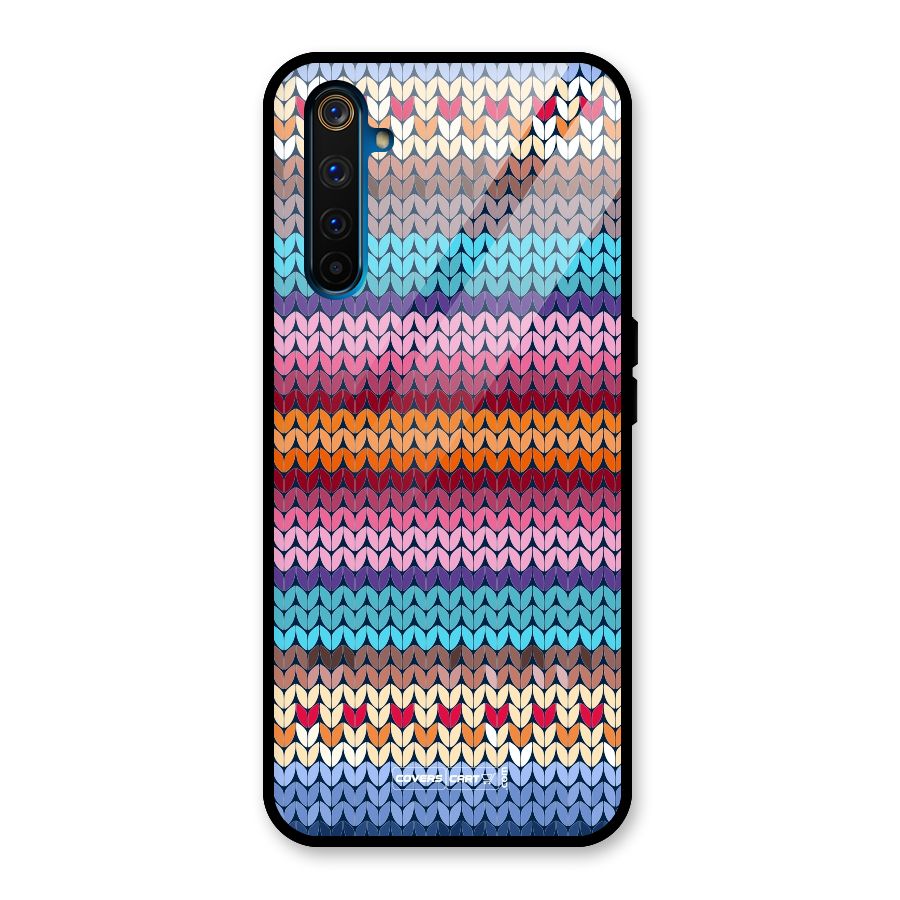 Woolen Glass Back Case for Realme 6 Pro