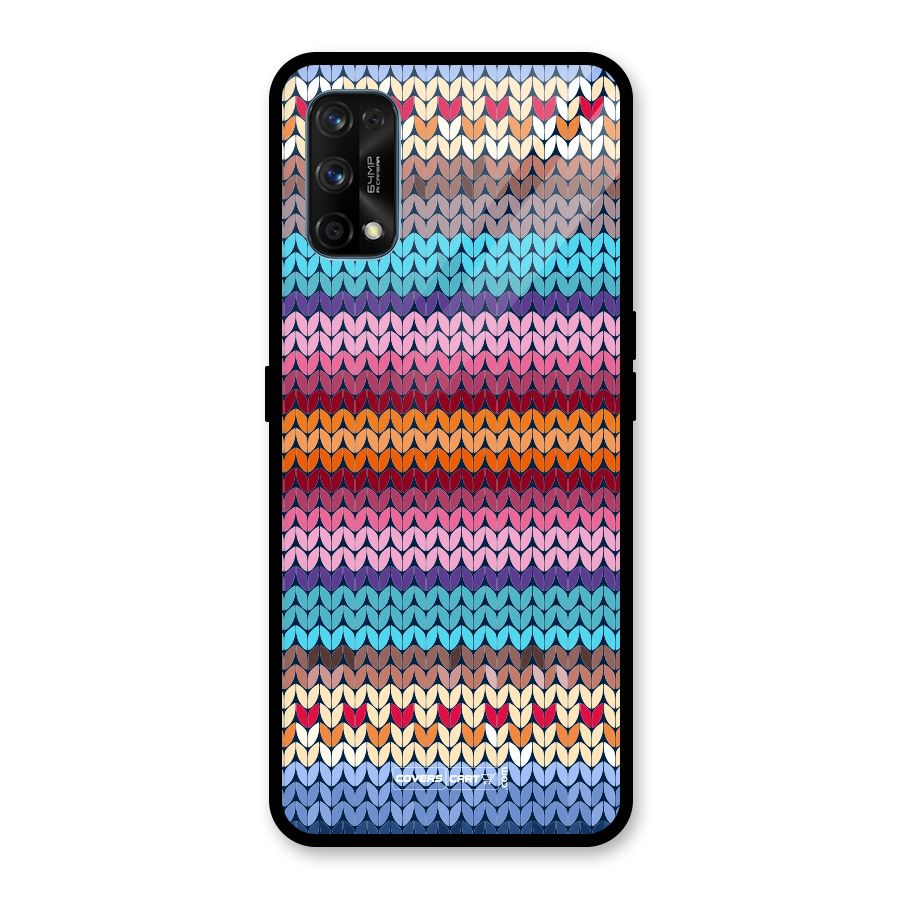Woolen Glass Back Case for Realme 7 Pro