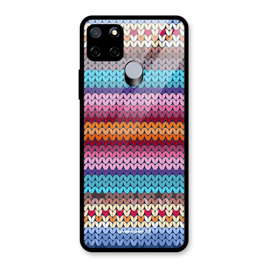 Woolen Glass Back Case for Realme C12
