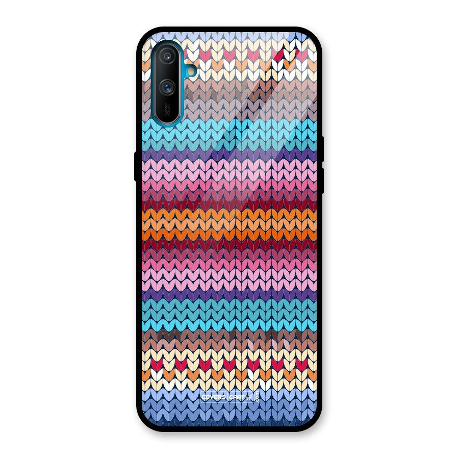 Woolen Glass Back Case for Realme C3