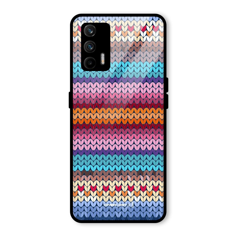 Woolen Glass Back Case for Realme GT 5G