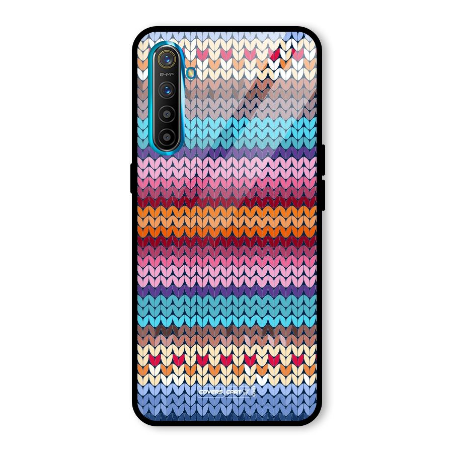 Woolen Glass Back Case for Realme X2