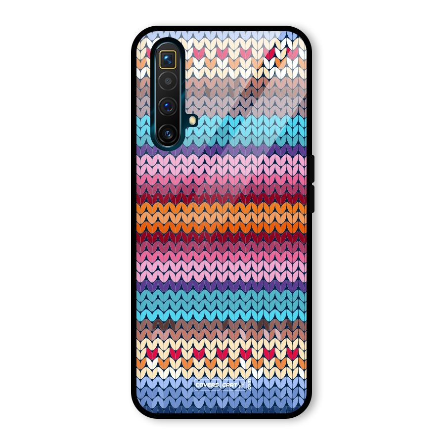 Woolen Glass Back Case for Realme X3 SuperZoom