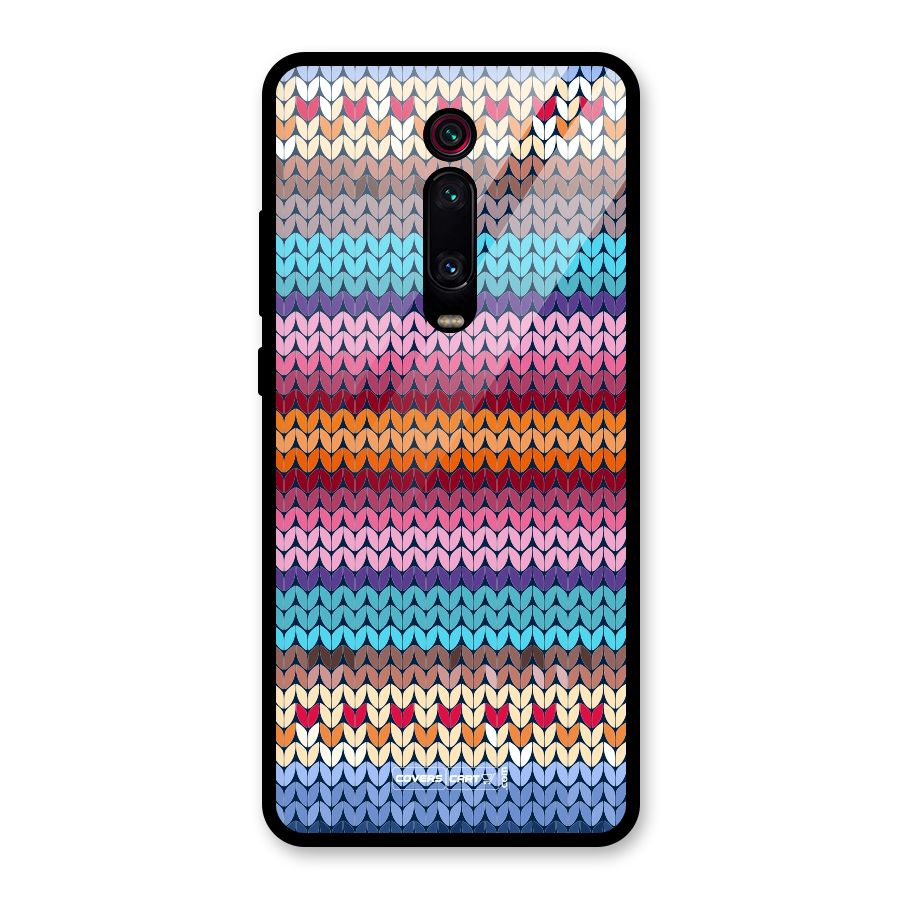 Woolen Glass Back Case for Redmi K20 Pro