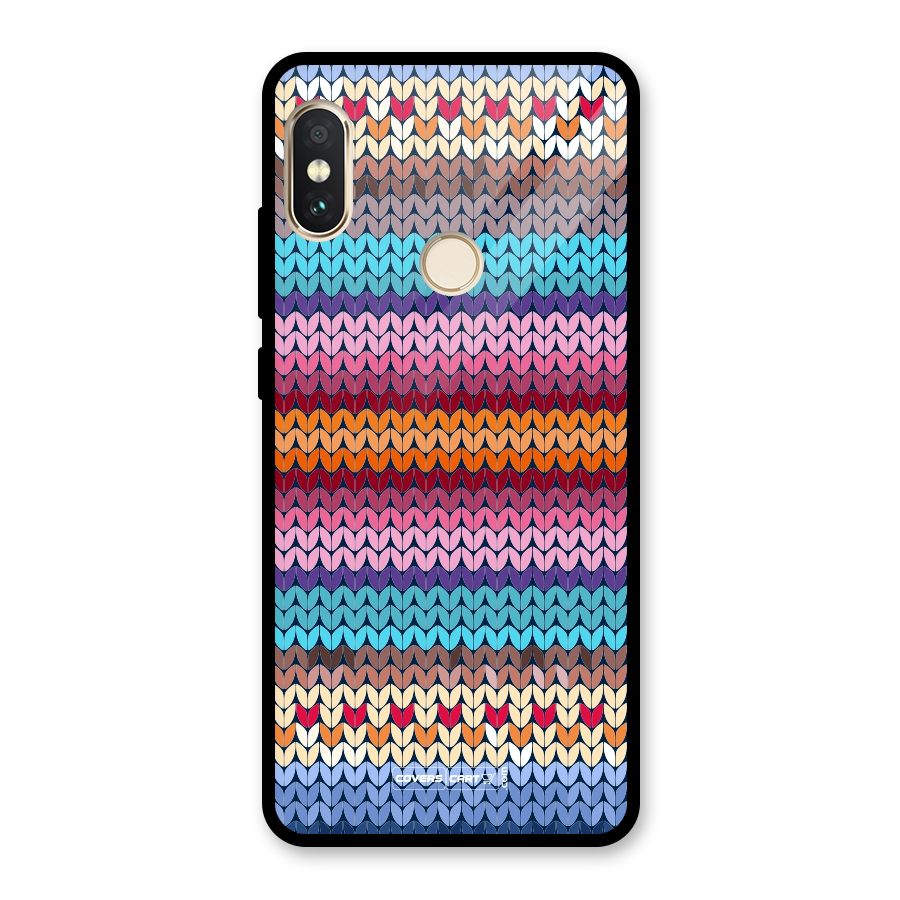 Woolen Glass Back Case for Redmi Note 5 Pro