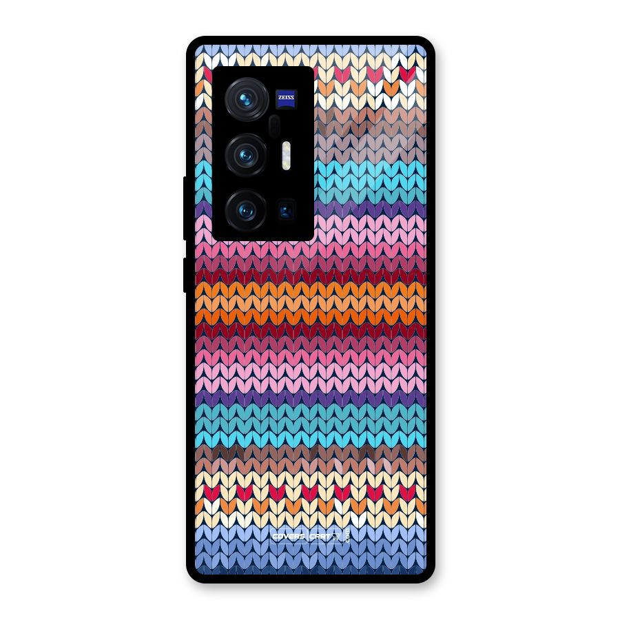 Woolen Glass Back Case for Vivo X70 Pro Plus