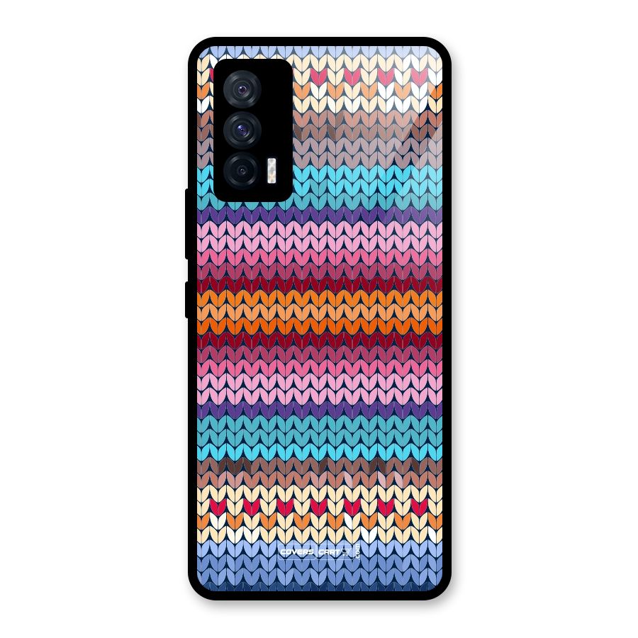 Woolen Glass Back Case for Vivo iQOO 7 5G